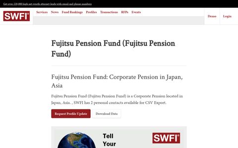 (Fujitsu Pension Fund) - Corporate Pension, Japan