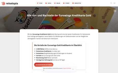 Die Vor- und Nachteile der Eurowings Kreditkarte Gold