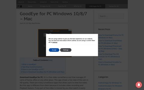 GoodEye for PC Windows 10/8/7 - Mac : ForPCHelp.com