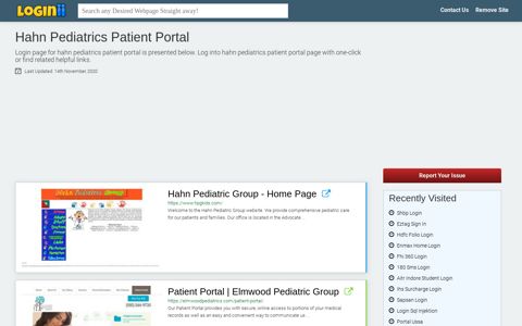 Hahn Pediatrics Patient Portal - Loginii.com