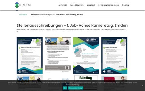 Stellenausschreibungen – 1. Job-Achse Karrieretag, Emden ...