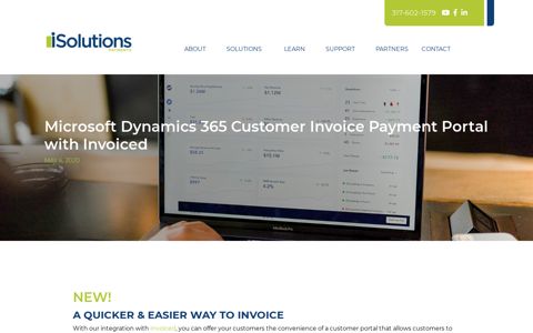 Microsoft Dynamics 365 Customer Invoice Payment Portal