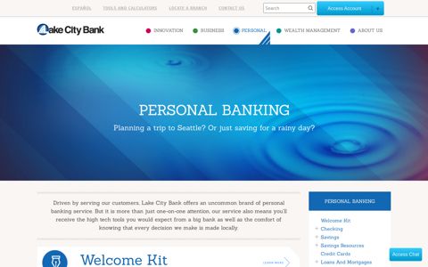 Personal Banking | Lake City Bank | Northern and Central ...