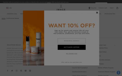Professional Signup – Image Skincare Online