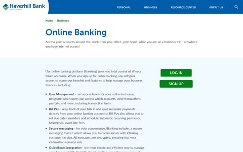 Online Banking | Haverhill Bank