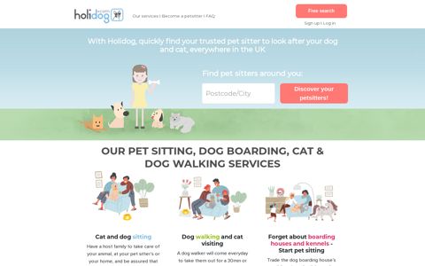 Holidog: N ° 1 in dog and cat sitting services in the UK