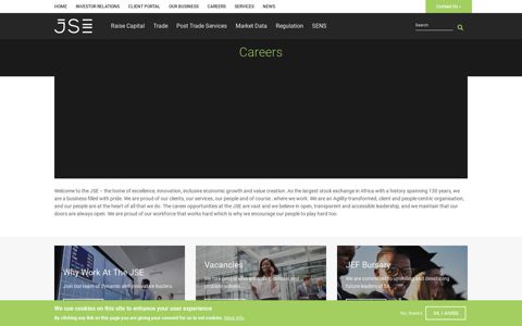 Careers | Johannesburg Stock Exchange - JSE