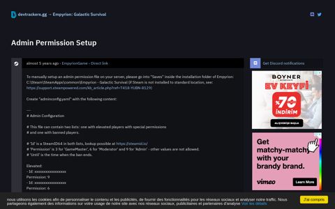 Admin Permission Setup | Empyrion: Galactic Survival Dev ...