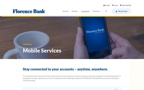 Mobile Services - Florence Bank