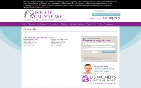 Contact Us - Complete Womens Care