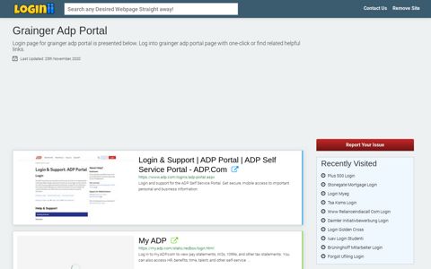 Grainger Adp Portal - Loginii.com
