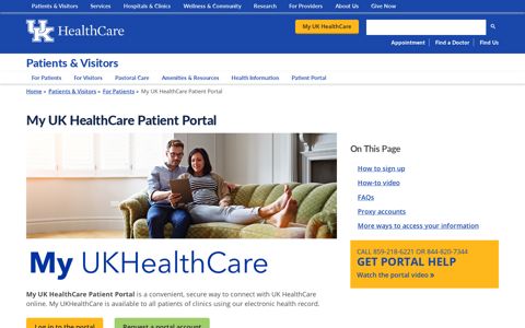 My UK HealthCare Patient Portal | UK HealthCare