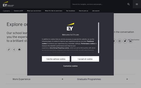 Explore our programmes | EY UK