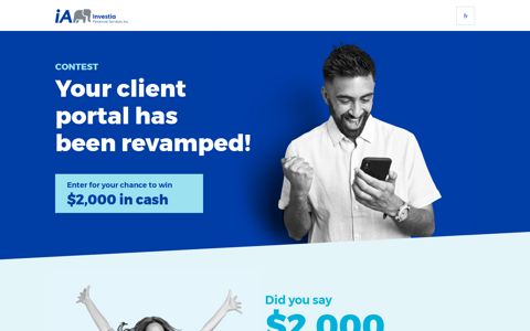 Contest Investia client portal | iA Financial Group