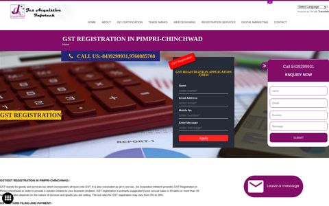 GST Registration In Pimpri-chinchwad - Jcsai
