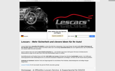 Homepage -Lescars & offizielles Service- & Support-Portal ...