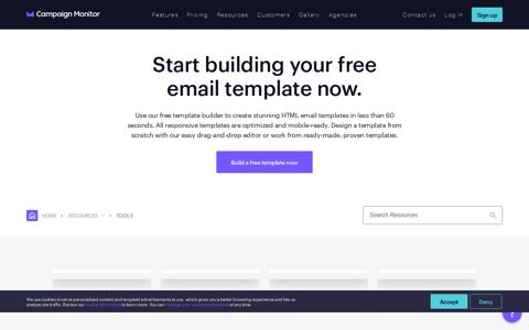 Build a Free HTML email template in less than 60 seconds ...