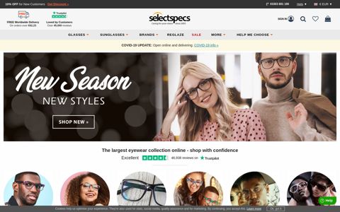 SelectSpecs: Prescription Glasses & Sunglasses Online