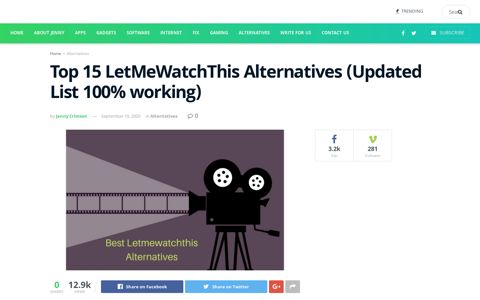 Top 15 LetMeWatchThis Alternatives (Updated List 100 ...