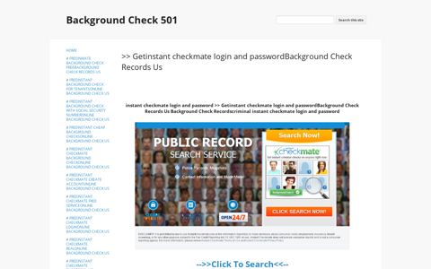 Getinstant checkmate login and passwordBackground Check ...
