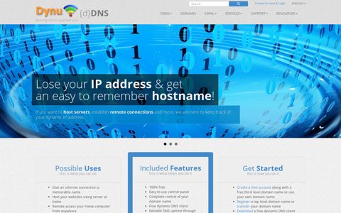 Free dynamic DNS service | Dynu Systems, Inc.