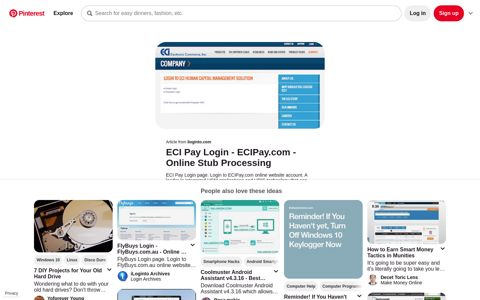 ECI Pay Login - Login to ECIPay.com Online | Eci, Login ...