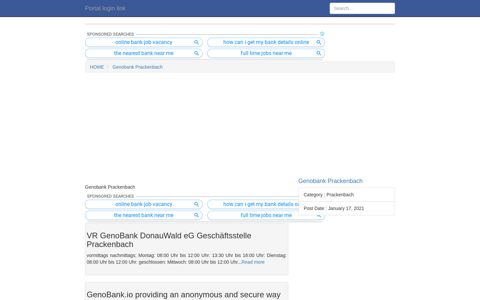[LOGIN] Genobank Prackenbach FULL Version Login Link Help ...