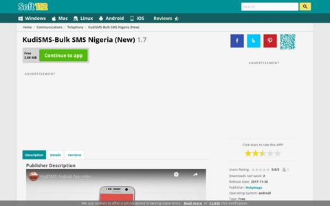 KudiSMS-Bulk SMS Nigeria (New) 1.7 Free Download
