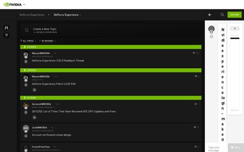 Nvidia experience login - make it an | NVIDIA GeForce Forums