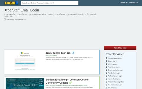 Jccc Staff Email Login - Loginii.com