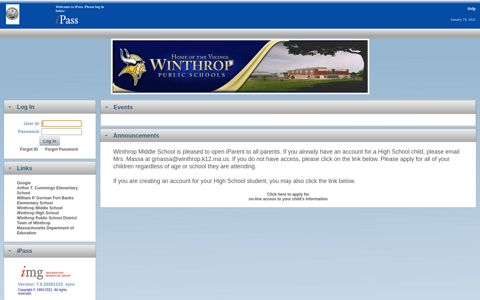 iPass Login - Winthrop - Interested in harrisschool.solutions?