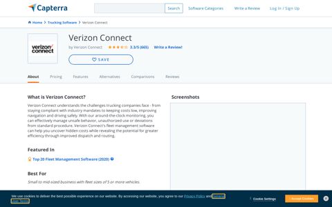 Verizon Connect Reviews and Pricing - 2020 - Capterra