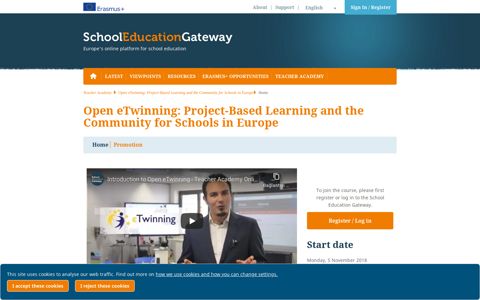 Open eTwinning: Project-Based Learning and the Community ...