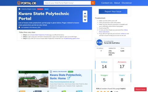 Kwara State Polytechnic Portal