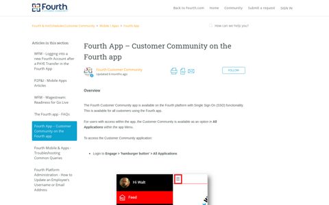 Fourth App – Customer Community on the Fourth app – Fourth ...