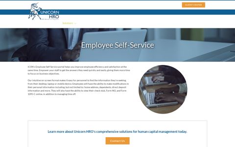 Employee Self-Service - Unicorn HRO