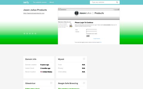 jasonjuliusproducts.com - Jason Julius Products - Jason ...
