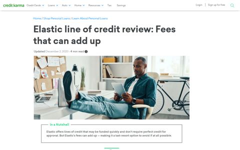 Elastic Line of Credit Review | Credit Karma