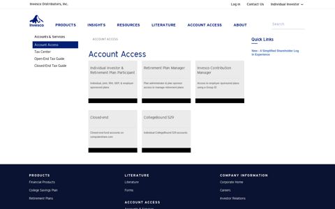 Account Access - Invesco