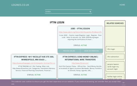 iftin login - General Information about Login - Logines.co.uk