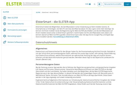 ElsterSmart - die ELSTER-App - ELSTER