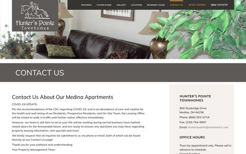 Medina, OH Apartment For Rent | Hunter's Pointe Townhomes ...