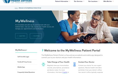 Welcome to MyWellness Patient Portal - Health Services Los ...