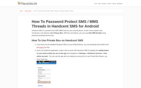 How To Password Protect SMS / MMS Threads in Handcent ...