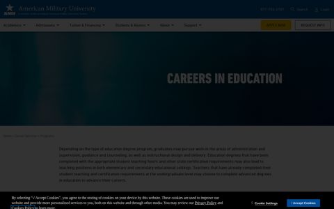 Careers in Education - American Military University