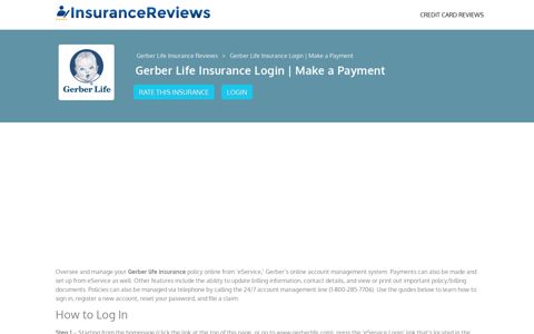 Gerber Life Insurance Login | Make a Payment
