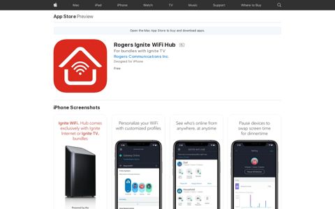 ‎Rogers Ignite WiFi Hub on the App Store