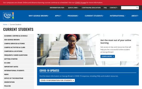 Current Students | George Brown College