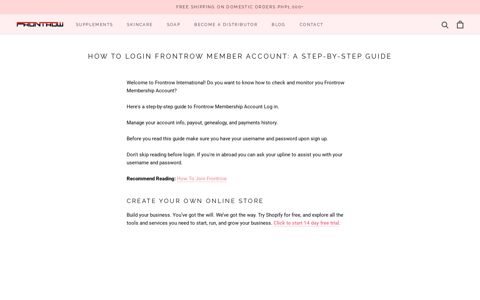 How to Login Frontrow Membership All Access (2020)