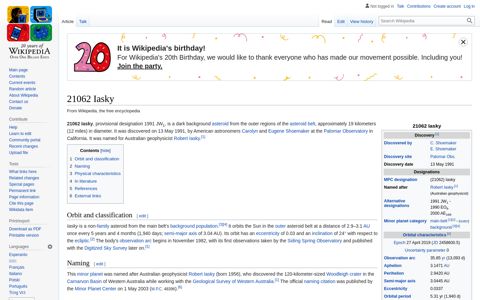 21062 Iasky - Wikipedia